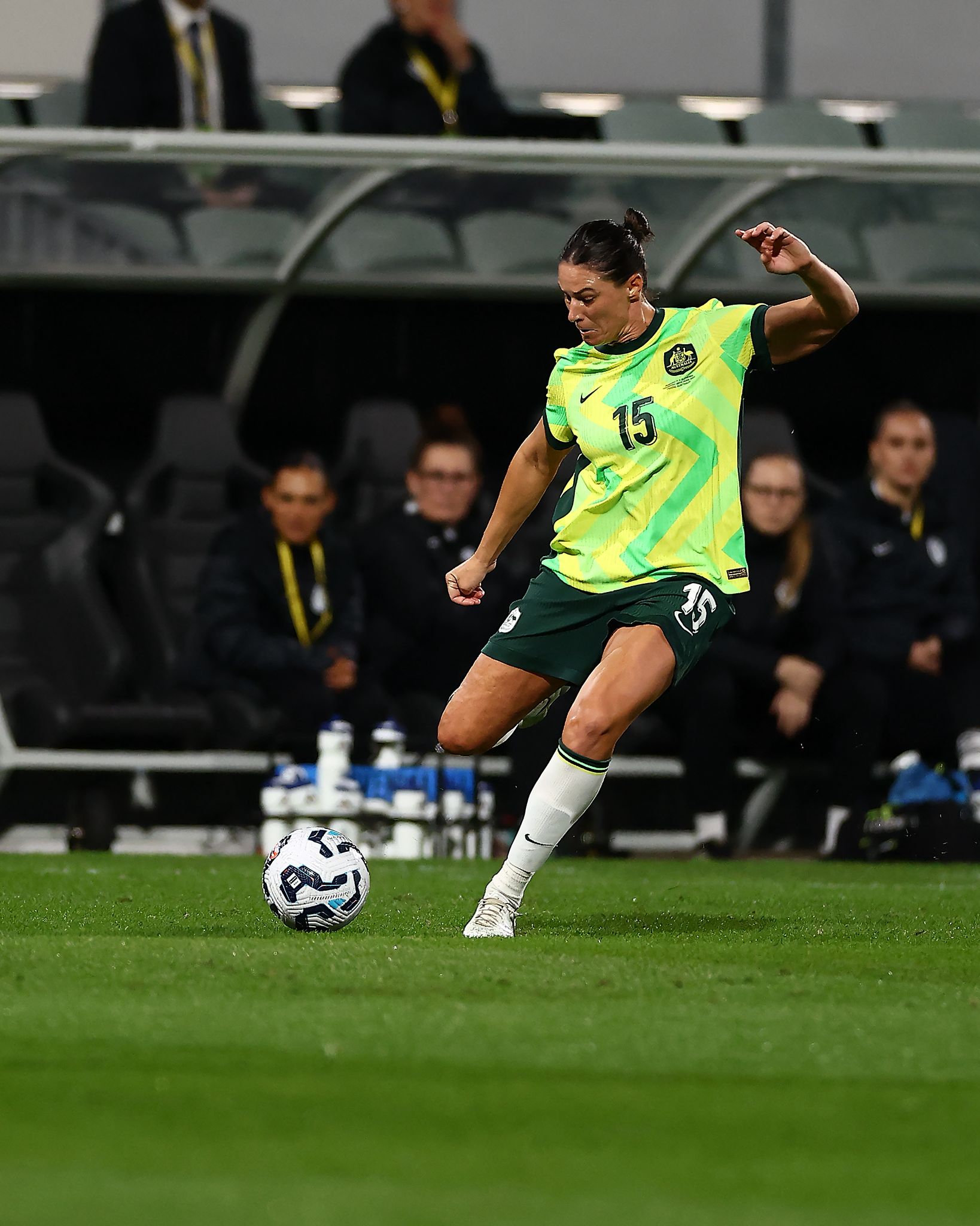 Emily Gielnik en partido